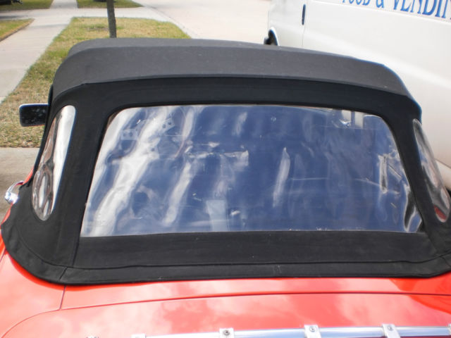 1975 Red MG MGB Convertible