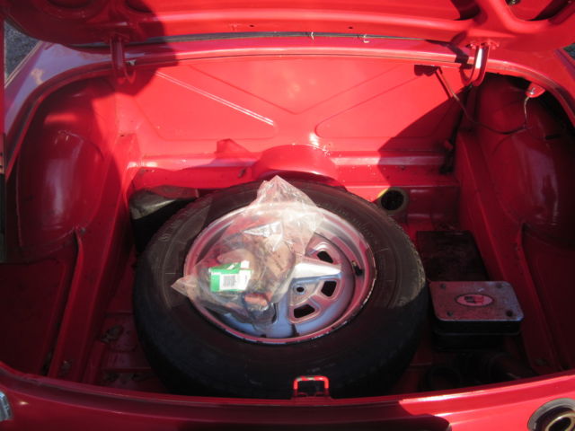 1975 Red MG MGB Convertible