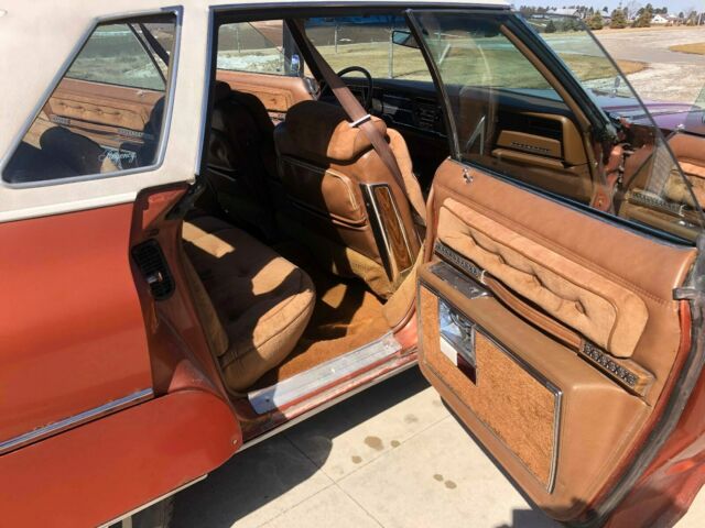 1975 Orange Oldsmobile Ninety-Eight Sedan