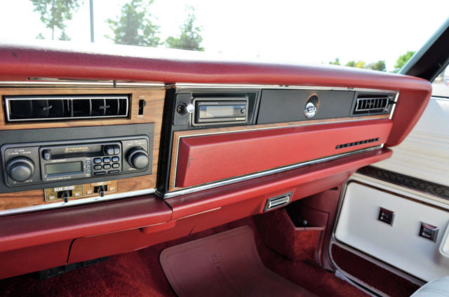 1975 Red Oldsmobile Eighty-Eight Convertible