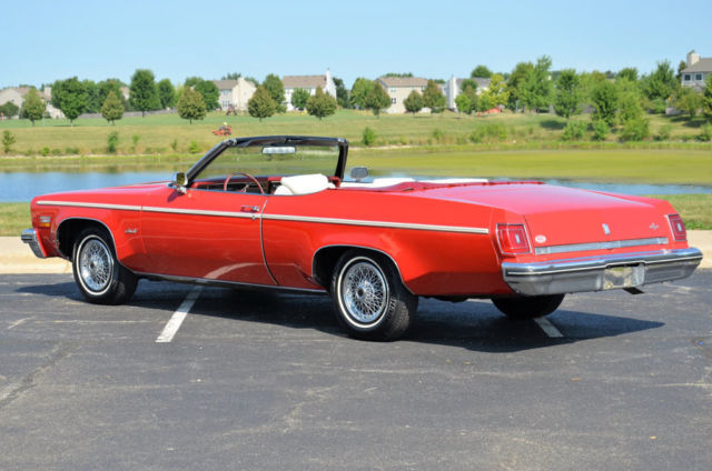 1975 Red Oldsmobile Eighty-Eight Convertible