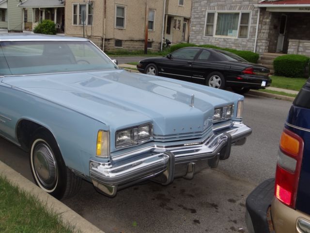 1975 Blue Oldsmobile Toronado Coupe