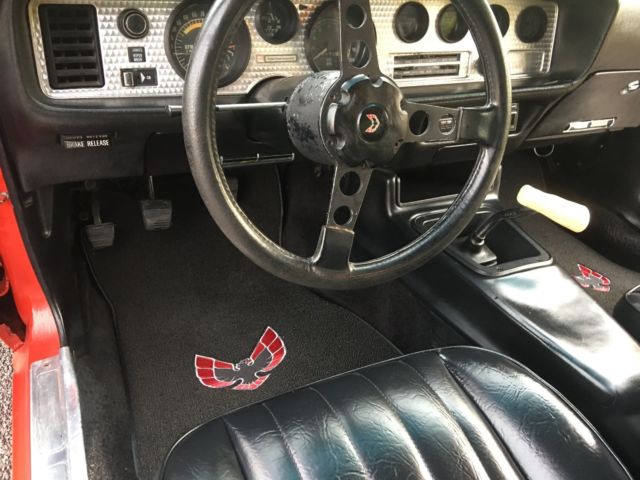 1975 Red Pontiac Trans Am