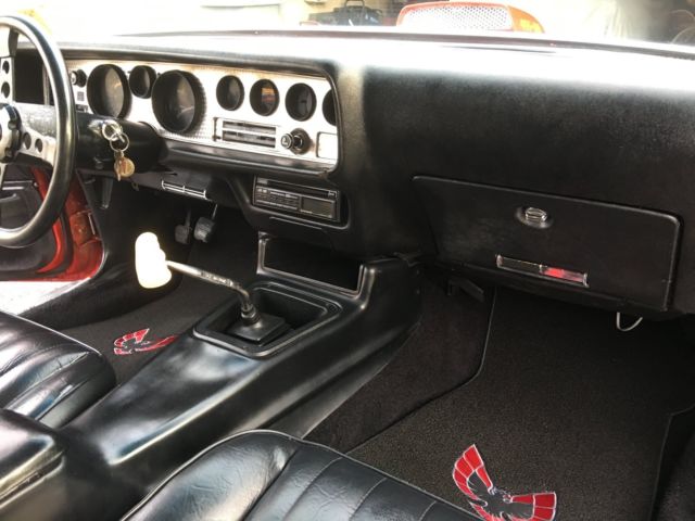 1975 Red Pontiac Trans Am