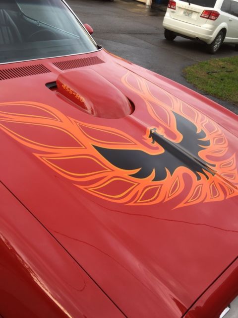 1975 Red Pontiac Trans Am