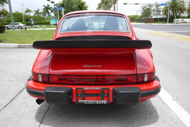 1975 Red Porsche 911 Coupe