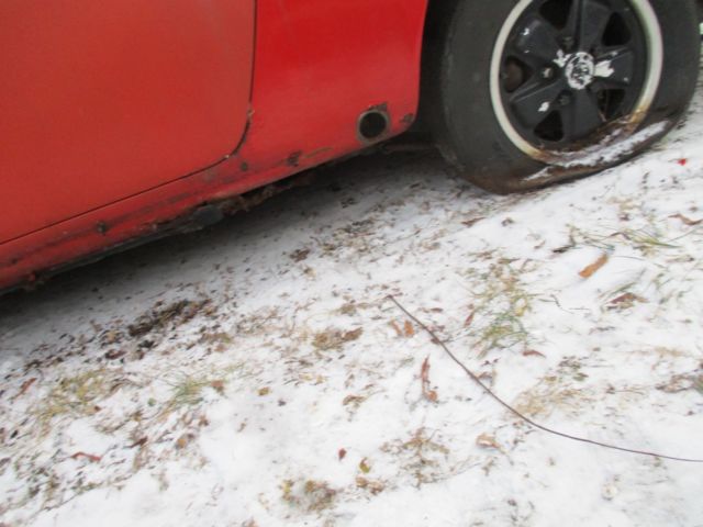 1975 Red Porsche 911 Convertible