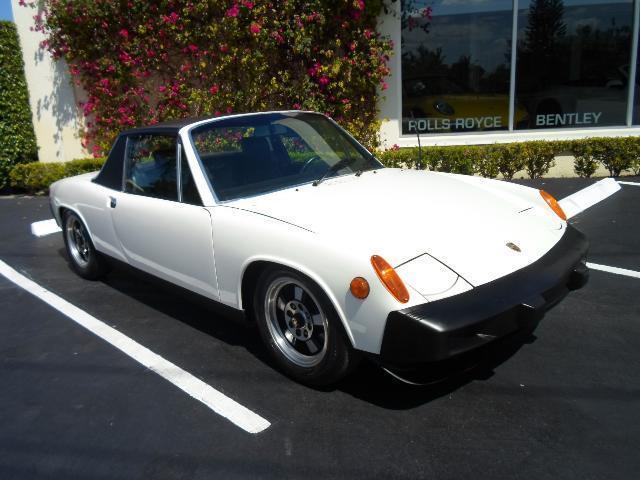 1975 White Porsche 914 Targa