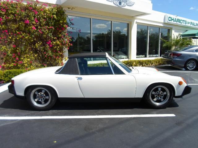 1975 White Porsche 914 Targa