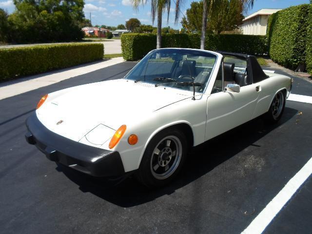 1975 White Porsche 914 Targa