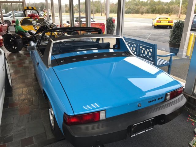 1975 Laguna Blue Porsche 914 Targa