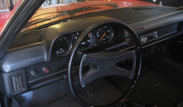 1975 Red Porsche 914 Convertible