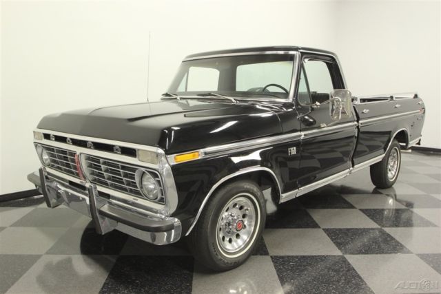 1975 Black Ford F-150