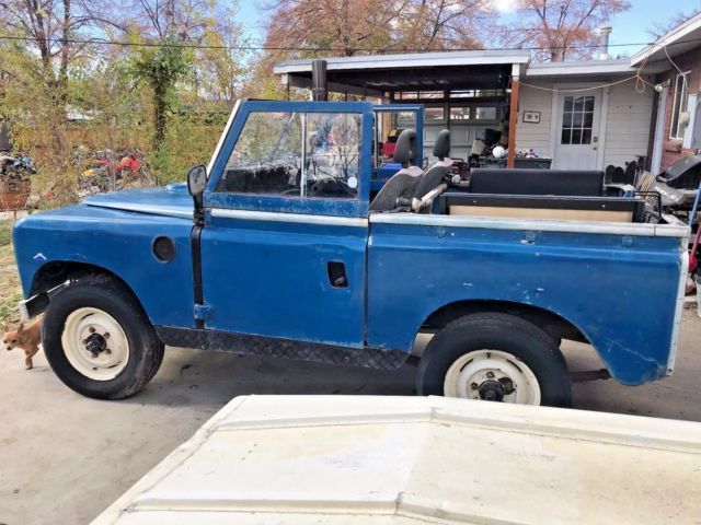 1975 Blue Land Rover SERIES III Convertible