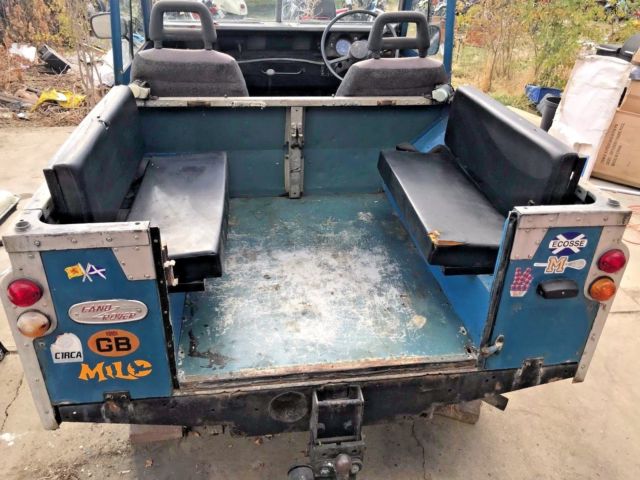 1975 Blue Land Rover SERIES III Convertible