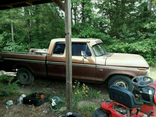 1975 Brown Ford F-100 Super Cab