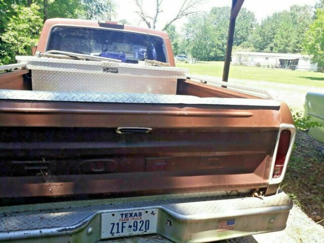 1975 Brown Ford F-100 Super Cab