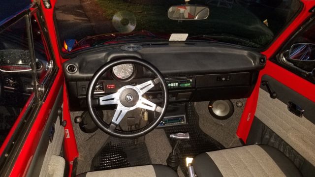 1975 Red Volkswagen Beetle - Classic Convertible