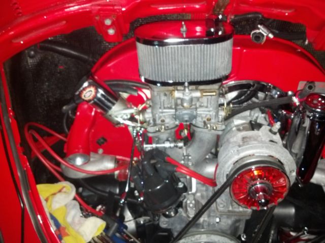 1975 Red Volkswagen Beetle - Classic Convertible