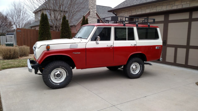 1975 Red Toyota Land Cruiser Wagon