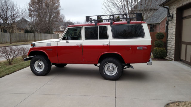 1975 Red Toyota Land Cruiser Wagon