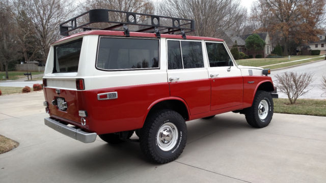 1975 Red Toyota Land Cruiser Wagon
