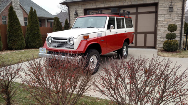 1975 Red Toyota Land Cruiser Wagon
