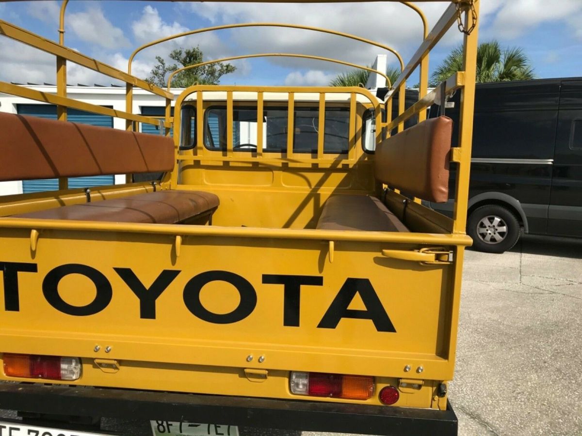 1975 Yellow Toyota Land Cruiser Standard Cab Pickup