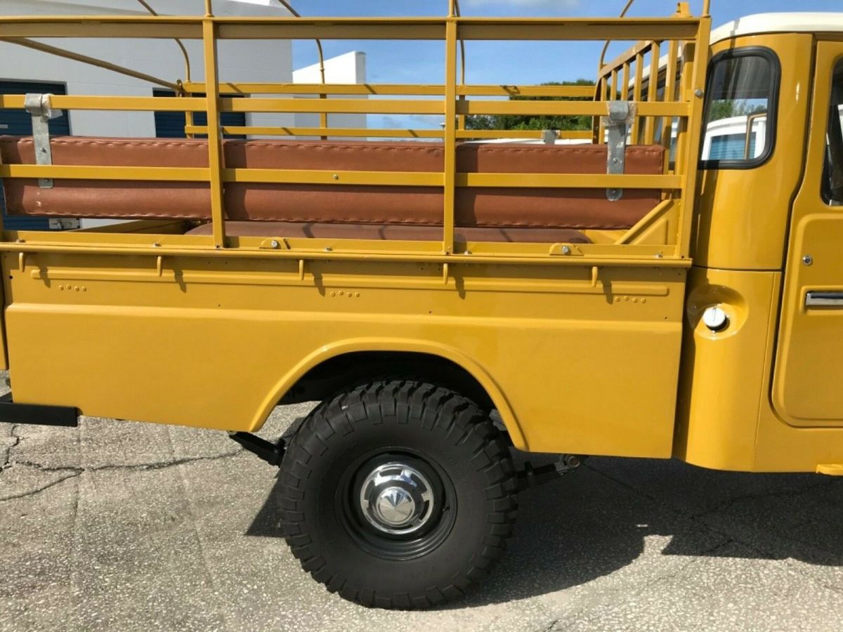 1975 Yellow Toyota Land Cruiser Standard Cab Pickup