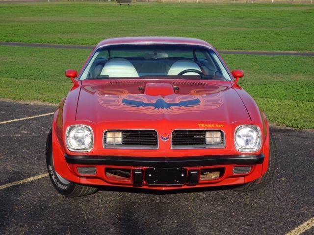 1975 Red Pontiac Trans Am Coupe