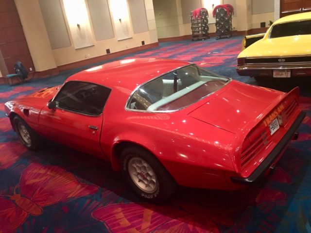 1975 Red Pontiac Trans Am Coupe
