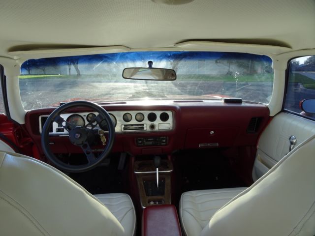1975 Red Pontiac Trans Am Coupe