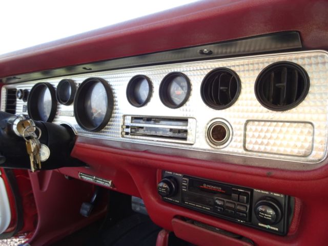 1975 Red Pontiac Trans Am Coupe