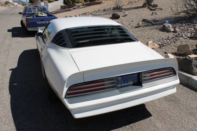1975 White Pontiac Trans Am Coupe