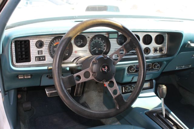 1975 White Pontiac Trans Am Coupe