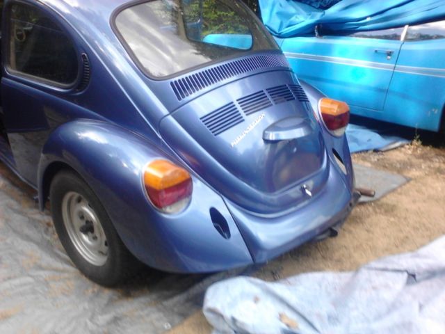 1975 Blue Volkswagen Beetle - Classic Sedan