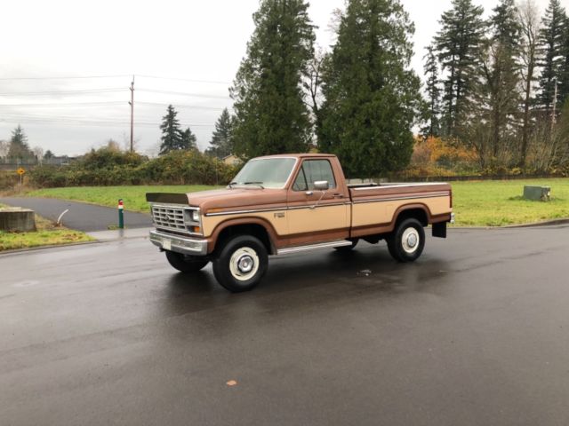 1985 Brown Ford F-250 Standard Cab Pickup