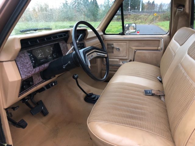 1985 Brown Ford F-250 Standard Cab Pickup