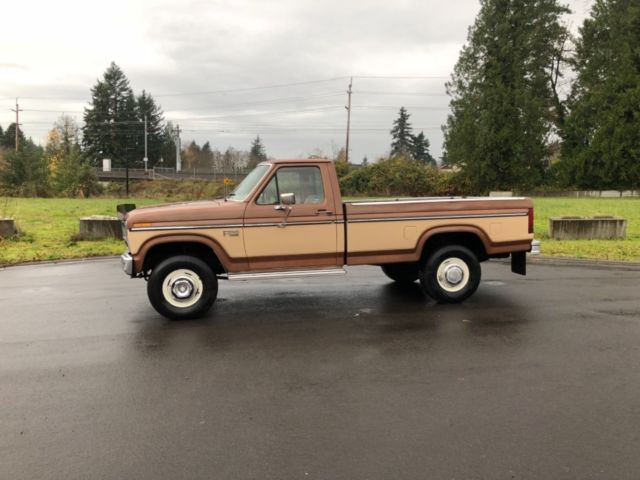 1985 Brown Ford F-250 Standard Cab Pickup