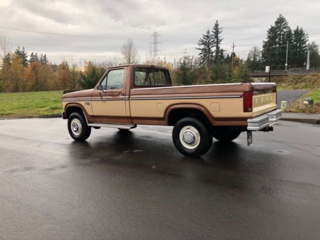1985 Brown Ford F-250 Standard Cab Pickup