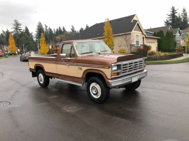 1985 Brown Ford F-250 Standard Cab Pickup