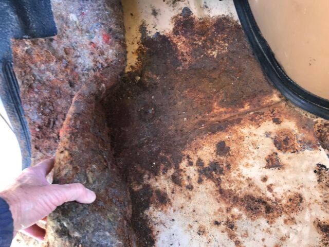 1976 beige Ford E-Series Van