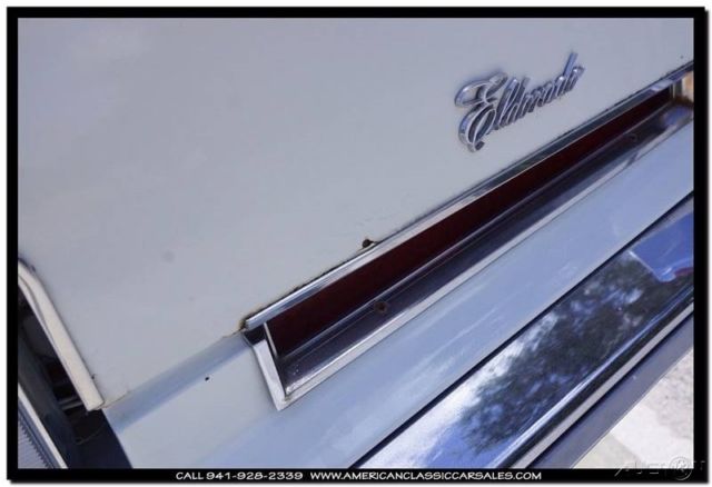 1976 White Cadillac Eldorado