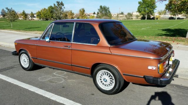 1976 Brown BMW 2002 Coupe