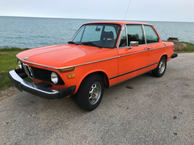 1976 Orange BMW 2002 Coupe