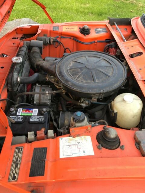 1976 Orange BMW 2002 Coupe