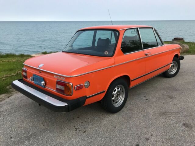 1976 Orange BMW 2002 Coupe
