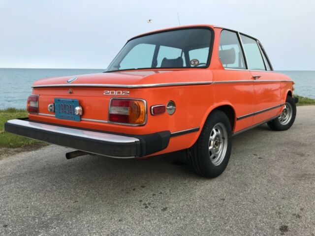 1976 Orange BMW 2002 Coupe