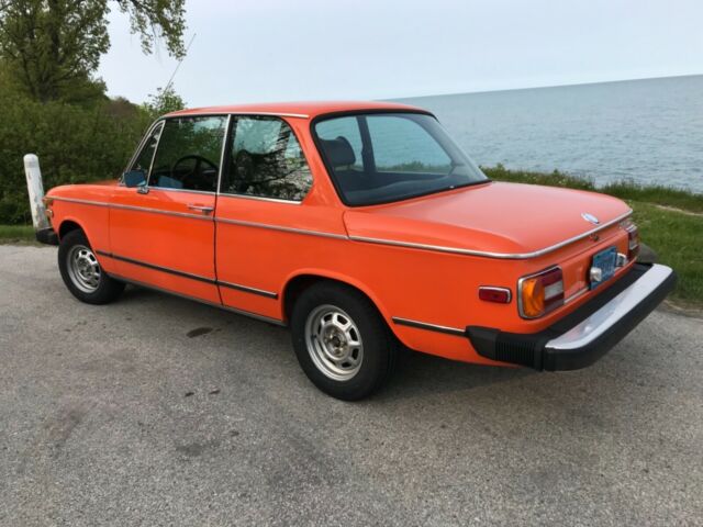1976 Orange BMW 2002 Coupe