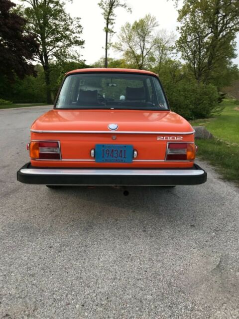 1976 Orange BMW 2002 Coupe